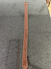 Vintage Genuine Leather Belt 90  s Size 36  Made In India