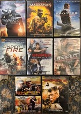 SNIPER SHOOTER MILITARY & Action 8 DVD LOT Collection All For One Price WAHLBURG