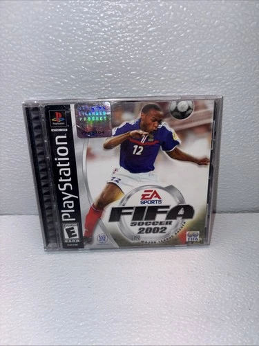 Fifa Soccer 2002 PS1 PlayStation 1 Complete CIB + Registration Card-Nice