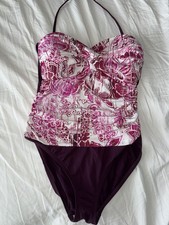 La Blanca floral one piece Swimsuit Size 12