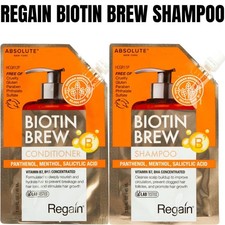 Absolute Regain Biotin Brew Shampoo and Conditioner 45 ml UK Seller