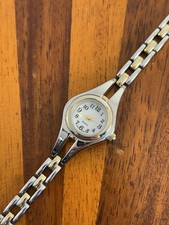 White Stag Watch Women Silver Gold Tone White...