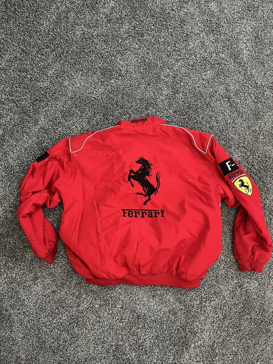 Ferrari Racing F1 Jacket Red with White Trim, Motorsport Lana del