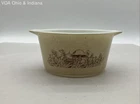 Pyrex Forest Fancies Mushroom Casserole Bowl 473-B 1.5 Qt Vintage