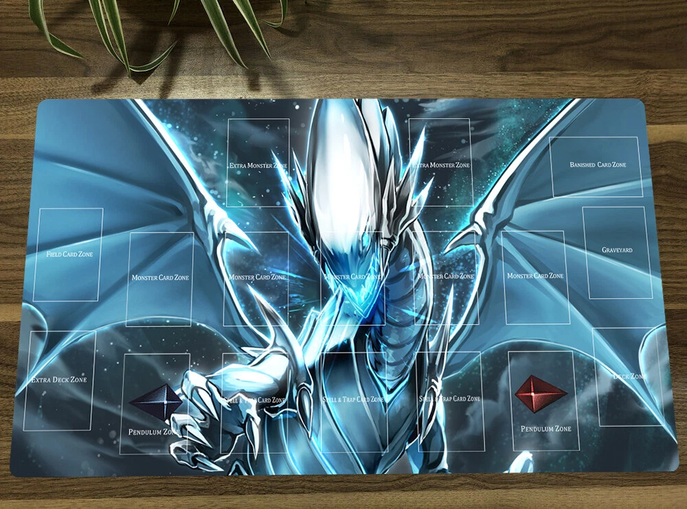 Blue Eyes White Dragon Play Mat for sale | eBay