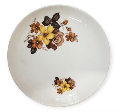 Royal Tudor Ware Barker Bros Stoke on Trent England Rosen Blumen Teller 17 cm