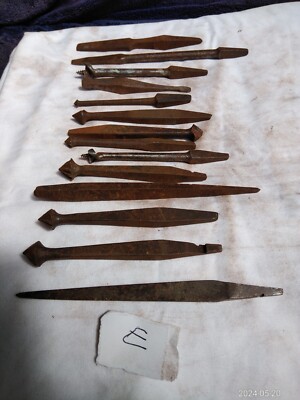 14 Vintage Klammer Stahl Werkzeug Bohrer Holzbearbeitung Bits Schnecken Marples Irwin Jamieson