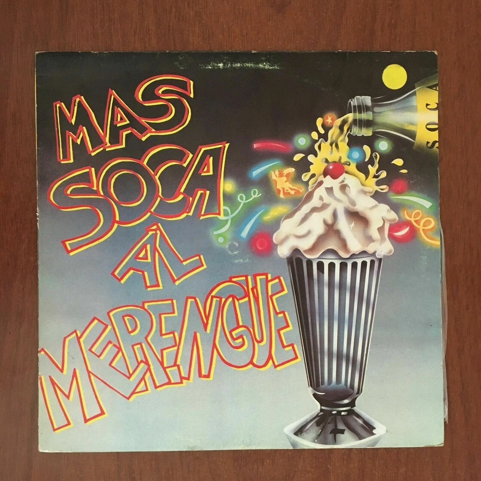 Mas Soca Al Merengue [1988] Vinyl LP Merengue Magia Caribeña Robert Antonio - Photo 1/1