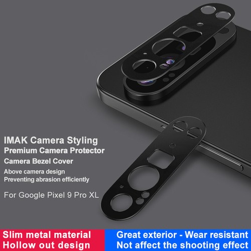 For Google Pixel 9 Pro XL, imak Metal Material Hollow Out Camera Protect Cover - 第 1/9 張圖片