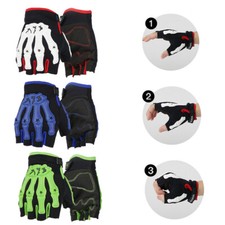 Mens Tactical Skull Motorcycle Cycling Gloves Breathable Bike Bicycle Mittens US