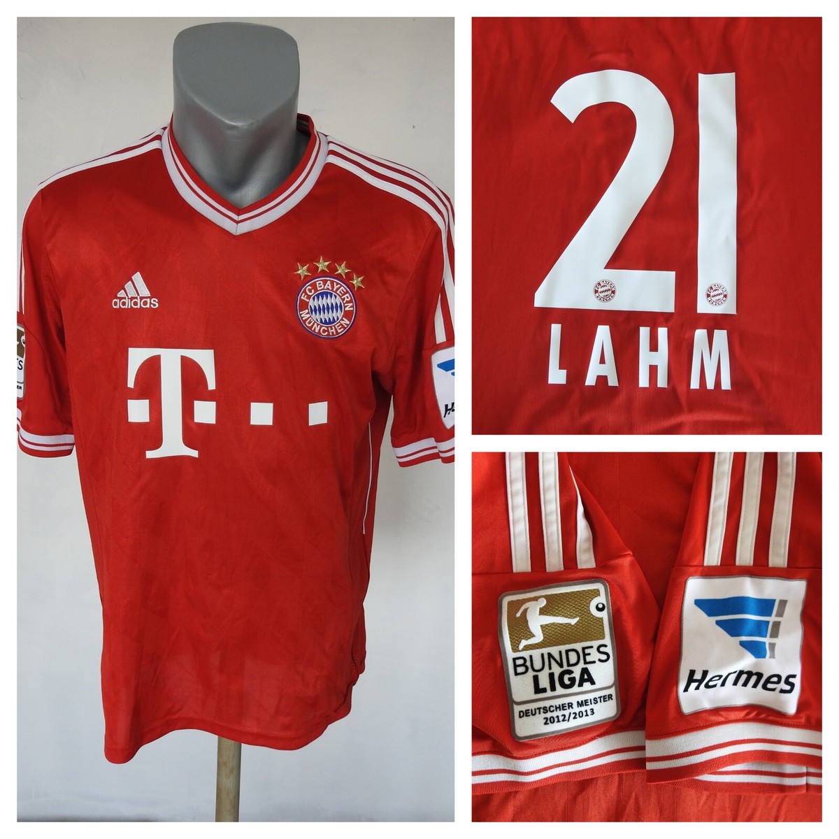 FC Bayern München 2013 シャツ/Lサイズ FC Bayern Munchen 2013 Champions League Winners Jersey