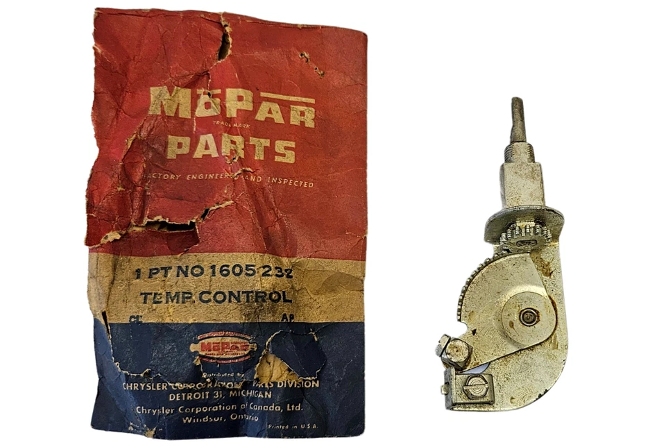 Unidad de control del calentador de temperatura Plymouth Savoy Belvedere 1955 1605232 nuevo en stock Foto 2 de 4