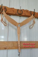 New horse tack Roper Natural breast collar saddle 