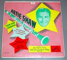 ARTIE SHAW 45 RPM EP - Four Star Favorites