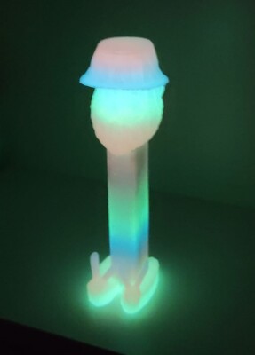 Rainbow Glow In The Dark Pez Outlaw Collectible not a Pez Dispenser