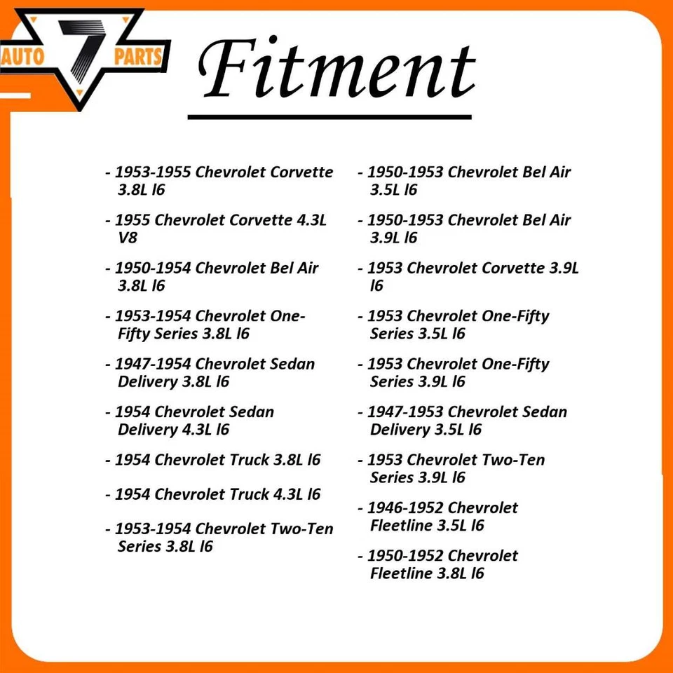Sello de rueda trasera National 2x para Bel Air 1950-1954 Foto 2 de 4