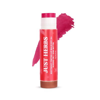 J H Getönter Lippenbalsam für Männer und Frauen mit LSF 20+ für dunkle Lippen...