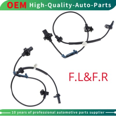 2x For Honda CR-V 07-11 ABS Wheel Speed Sensor Front Left+Right 57450/57455-SWA