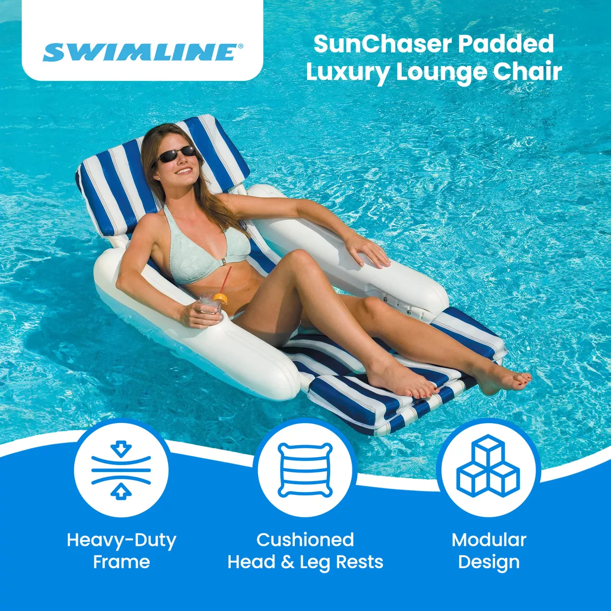Swimline sunchaser on sale
