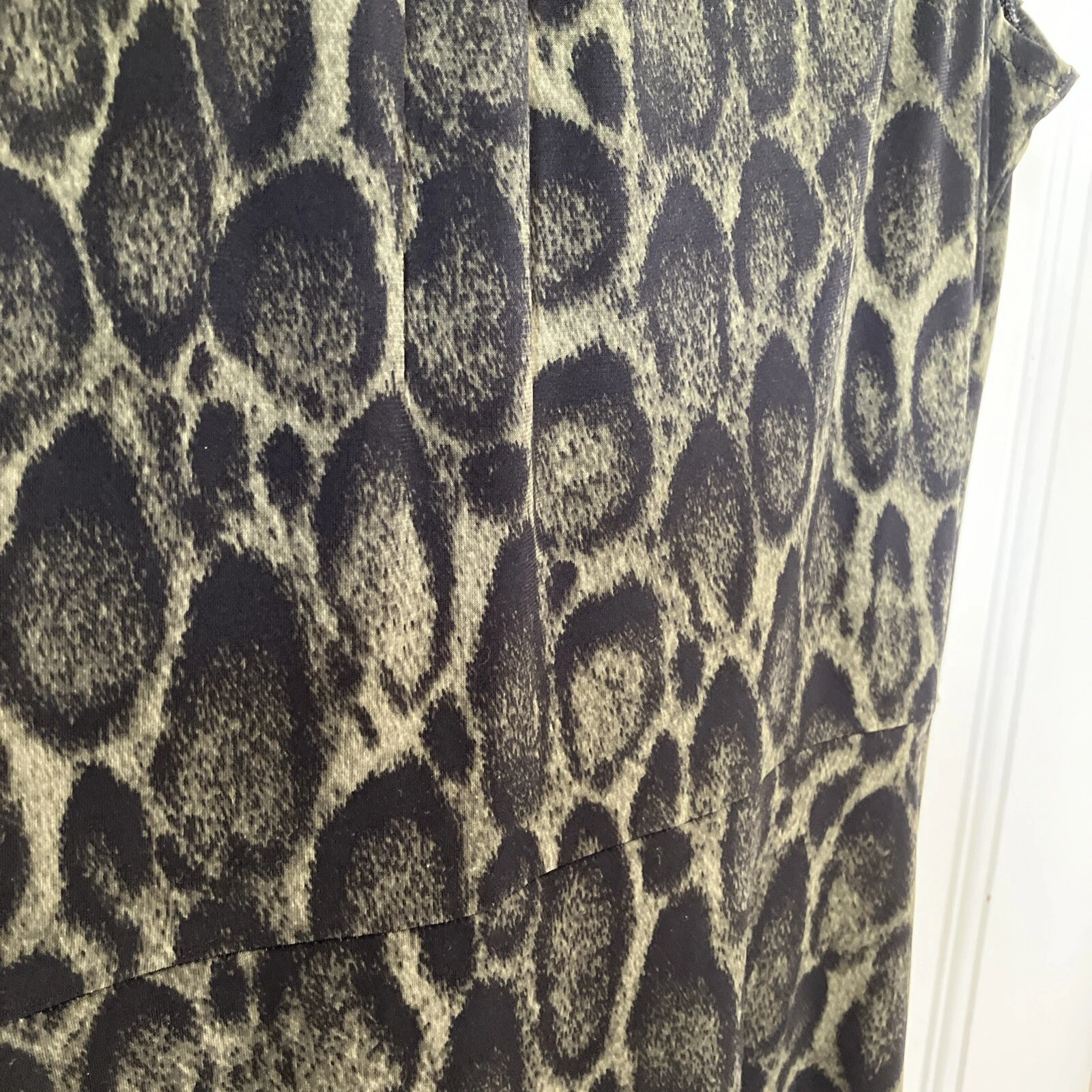 Abito Michael Kors stampa animalier taglia media manica corta