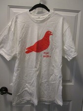 MAC MILLER "I LOVE LIFE, THANK YOU" WHITE BIRD TEE T-SHIRT SIZE LARGE  NEW image