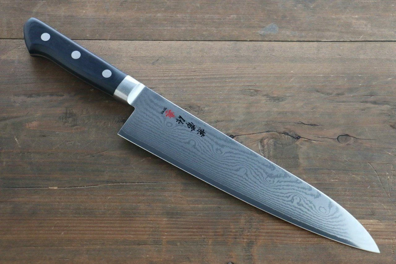 Kanetsune VG10 33 Layer Damascus Gyuto Japanese Knife 240mm Plastic Handle