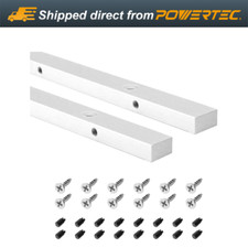 POWERTEC 30" Miter Bar for a Standard 3/4" x 3/8" Miter Slot, Crosscut Sled, 2PK