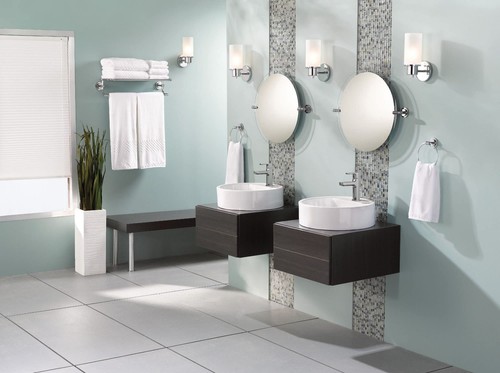 Moen Rizon Chrome One-Handle Modern Bathroom Faucet with Drain Assembly 6900 - 第 7/9 張圖片