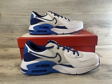 Nike Air Max Excee Shoes White Royal Blue Black DZ0795-100 Men's Size 11