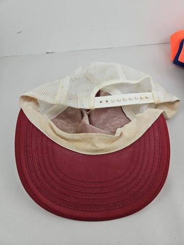 Vintage 1990 USA MADE NASCAR Daytona 500 Winston Cup Puffy Trucker Hat Snapback - Picture 5 of 8