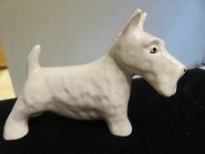 Vintage West Highland White Terrier Westie Dog Porcelain Ceramic Figurine Japan