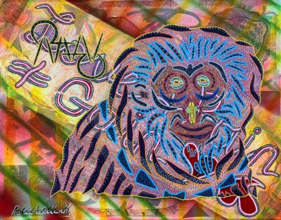 Primates #7 NFT, The Primates Collection by RabidArtWork 1of1 NFT