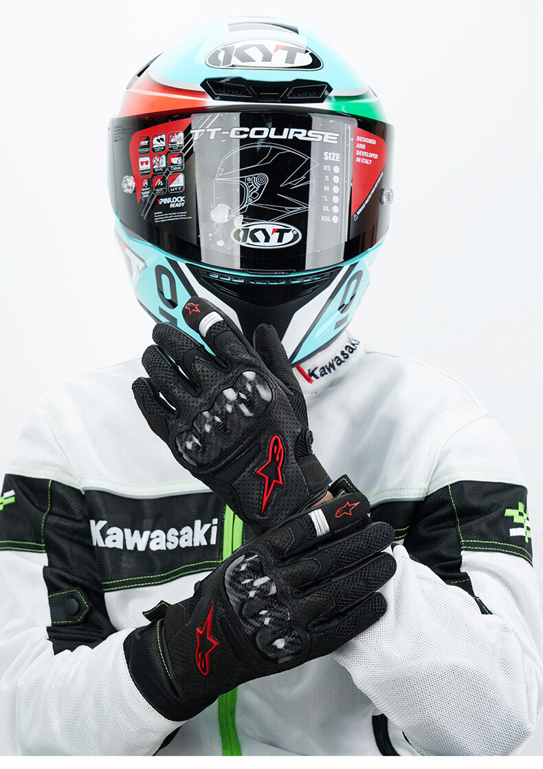 Alpinestars Men SMX-1 AIR CARBON V2 Black Short SUMMER