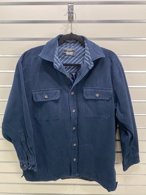 LEVI'S STRAUSS & CO, Men's Medium Cotton Flannel Polyester Lined Jacket Blue | eBay