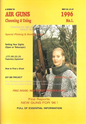 SYMONDS MIKE AIR RIFLE MAGAZINE BACK ISSUE GUIDE TO AIR GUNS CHOOSING & USING