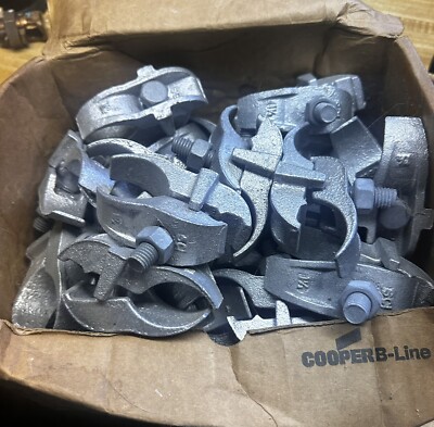 25 Cooper B-line B670-1 1/2 HDG Conduit Clamps