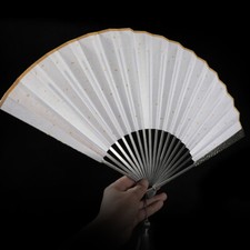 Titanium Alloy Folding Fan Outdoor Tactical 9-inch Metal Kung Fu Fan Tai Chi Fan