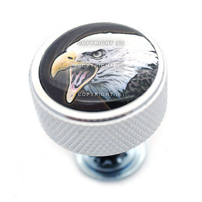 Show Chrome Billet "US Army" Knurled Air Cleaner Bolt for Harley Filter Cover