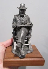 Ricker 1991 Civil War Pewter Sculpture General Grant