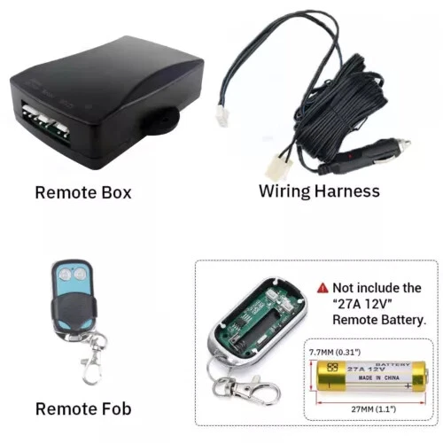2.5'' Electric Exhaust I Pipe Control Valve with Manual&Remote Control stainless - Image 2 of 4
