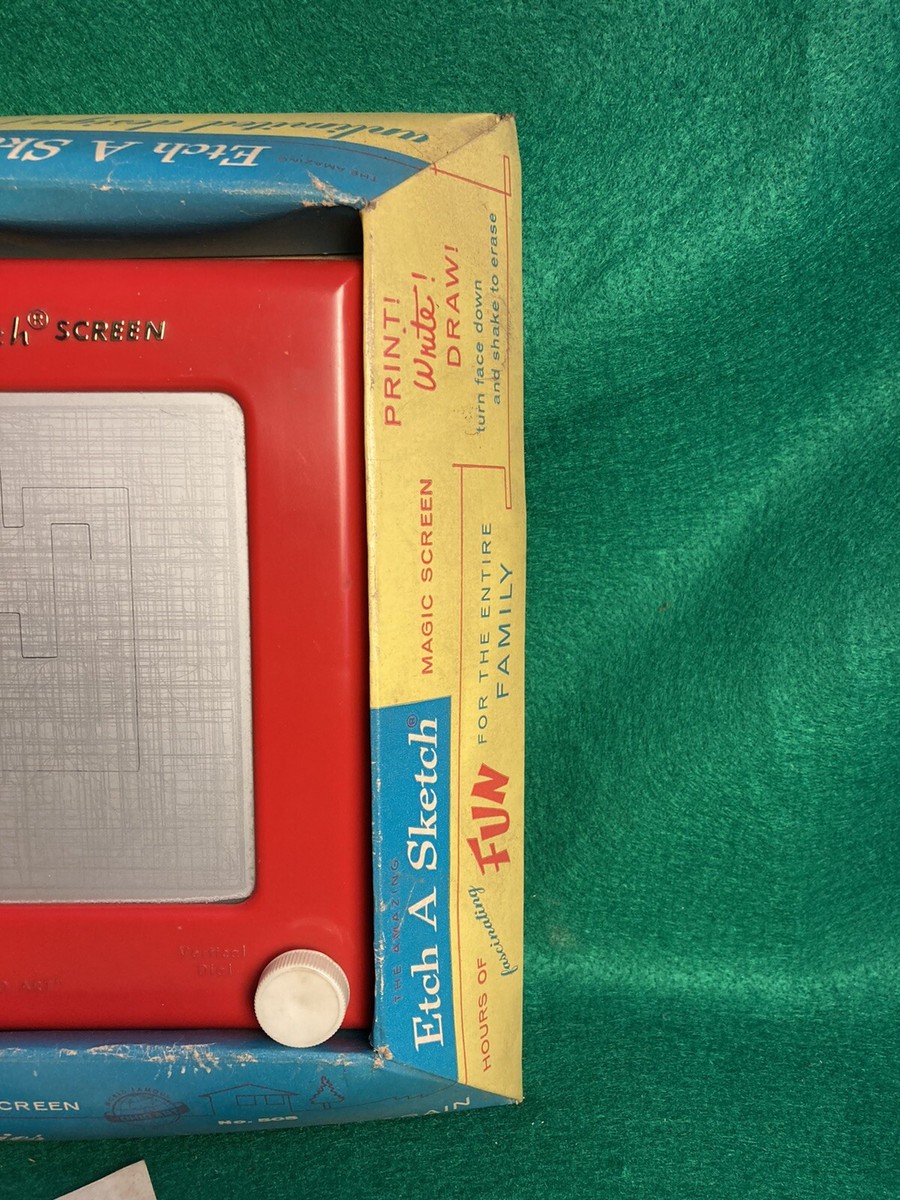 Vintage Etch A Sketch W/ Original Box And Instructions | eBay