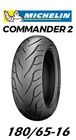 MICHELIN COMMANDER 2 REAR TIRE 180/65-16 HARLEY ELECTRA GLIDE ROAD KING STREET
