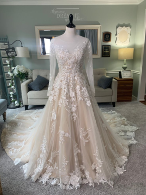 white christmas dresses Dynasty main image 1