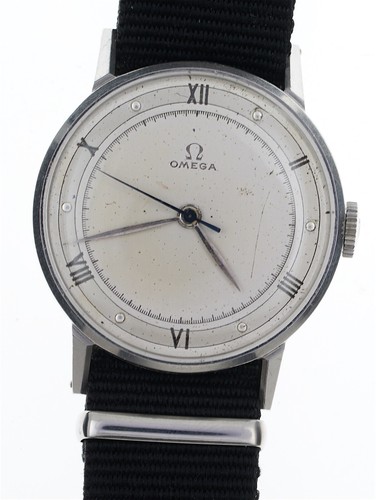 Omega ACCIAIO INOX TUTTI ORIGINALI ANNI 1940 30 T2 in Acciaio Orologio Da  Polso serviti VERSI | eBay