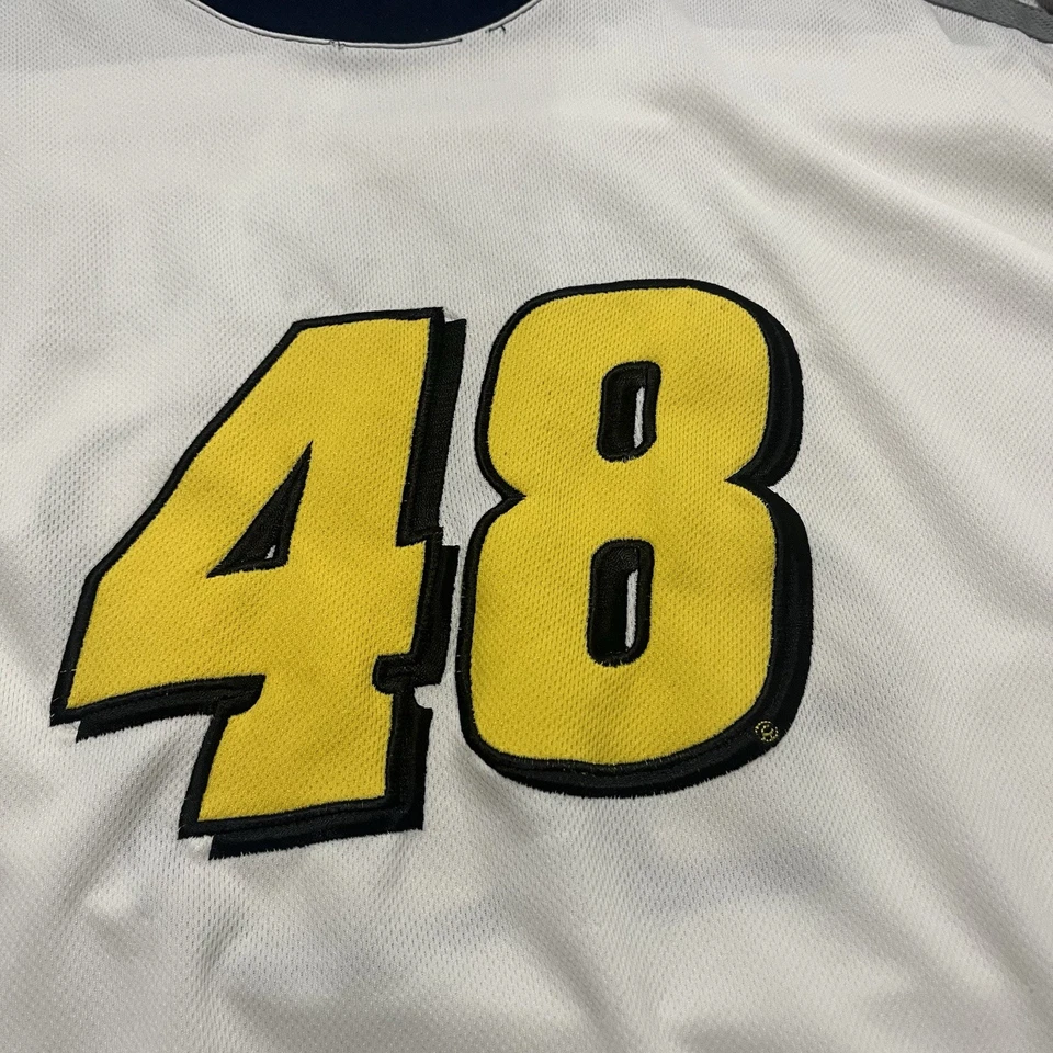  Camiseta deportiva de hockey vintage Jimmie Johnson #48 NASCAR para hombre XL  Foto 3 de 4
