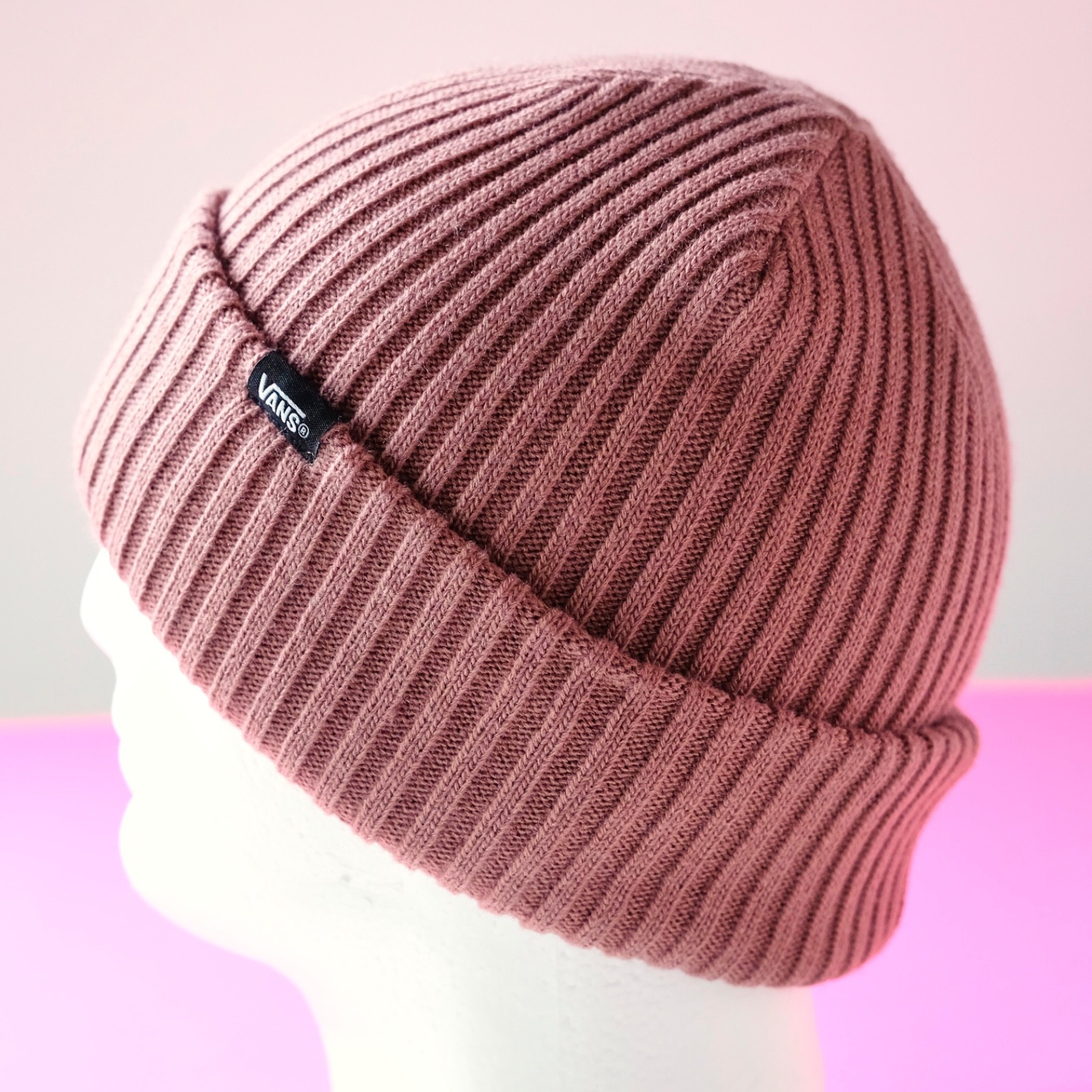 Vans Ribbed Clipped Cuff Beanie Core Basic Winter… - image 3