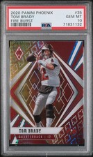 2020 Panini Phoenix #35 Tom Brady Fire Burst PSA 10