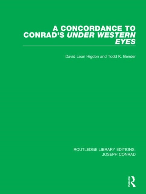 Concordance To Conrads Under Western Eye