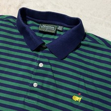 Masters Collection Golf Polo Shirt Mens XL Green 60's Two-Ply Mercerized Vintage
