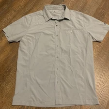 Kuhl Renegade Shirt Mens Medium Grey TuffleX Stretch UPF 30+ Lightweight 3069